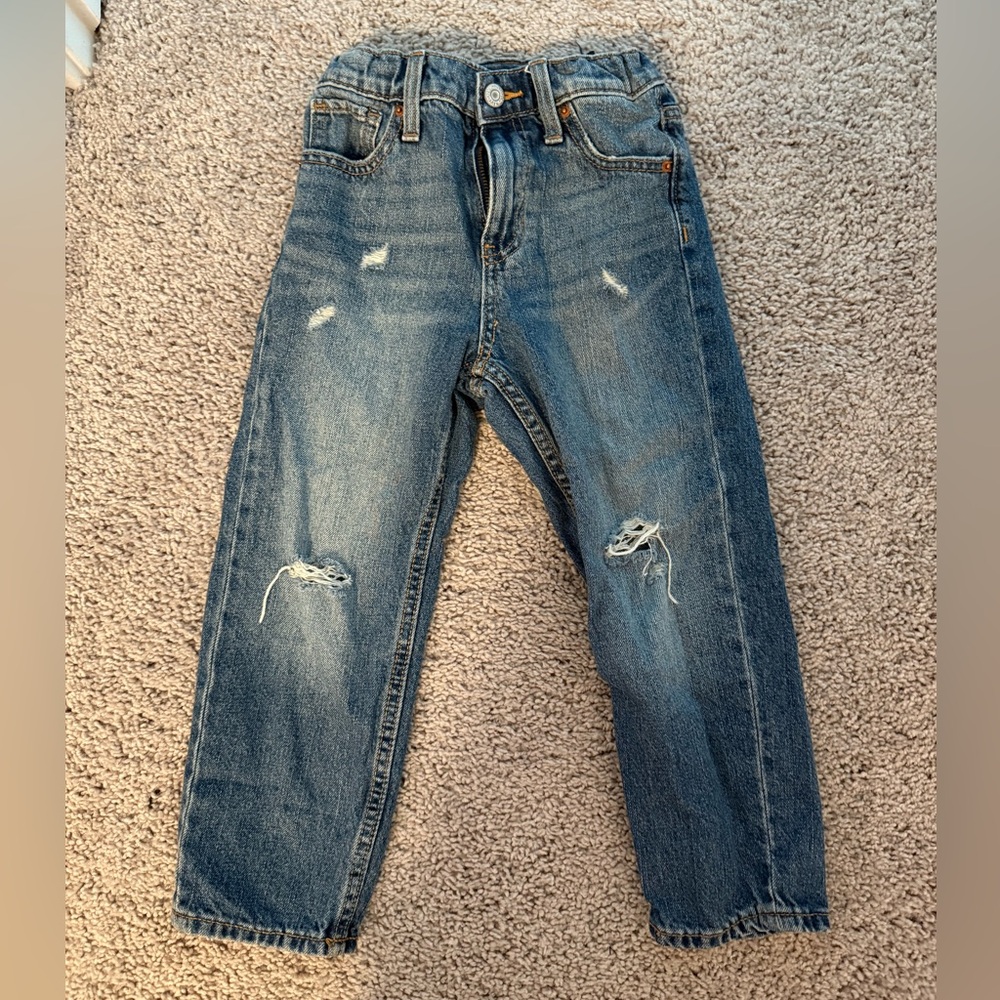 Old Navy High Waist Slouchy Straight Denim Jeans